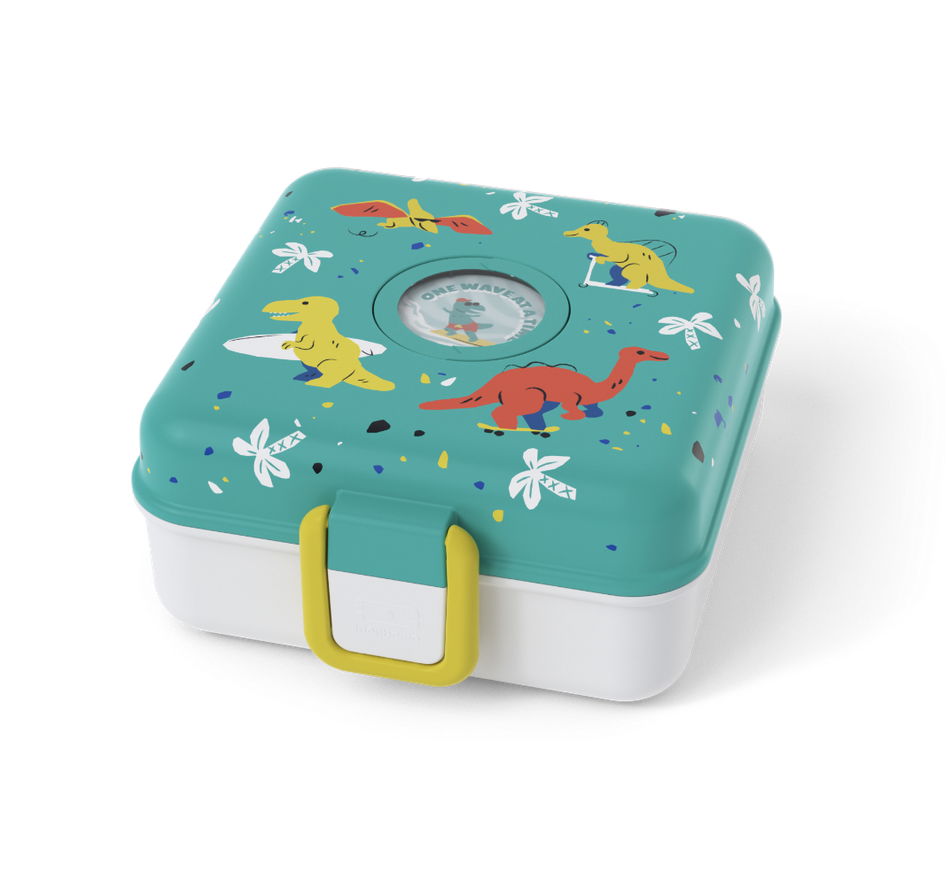  Caixa de Lanche Snacky Blue Dino - Monbento 