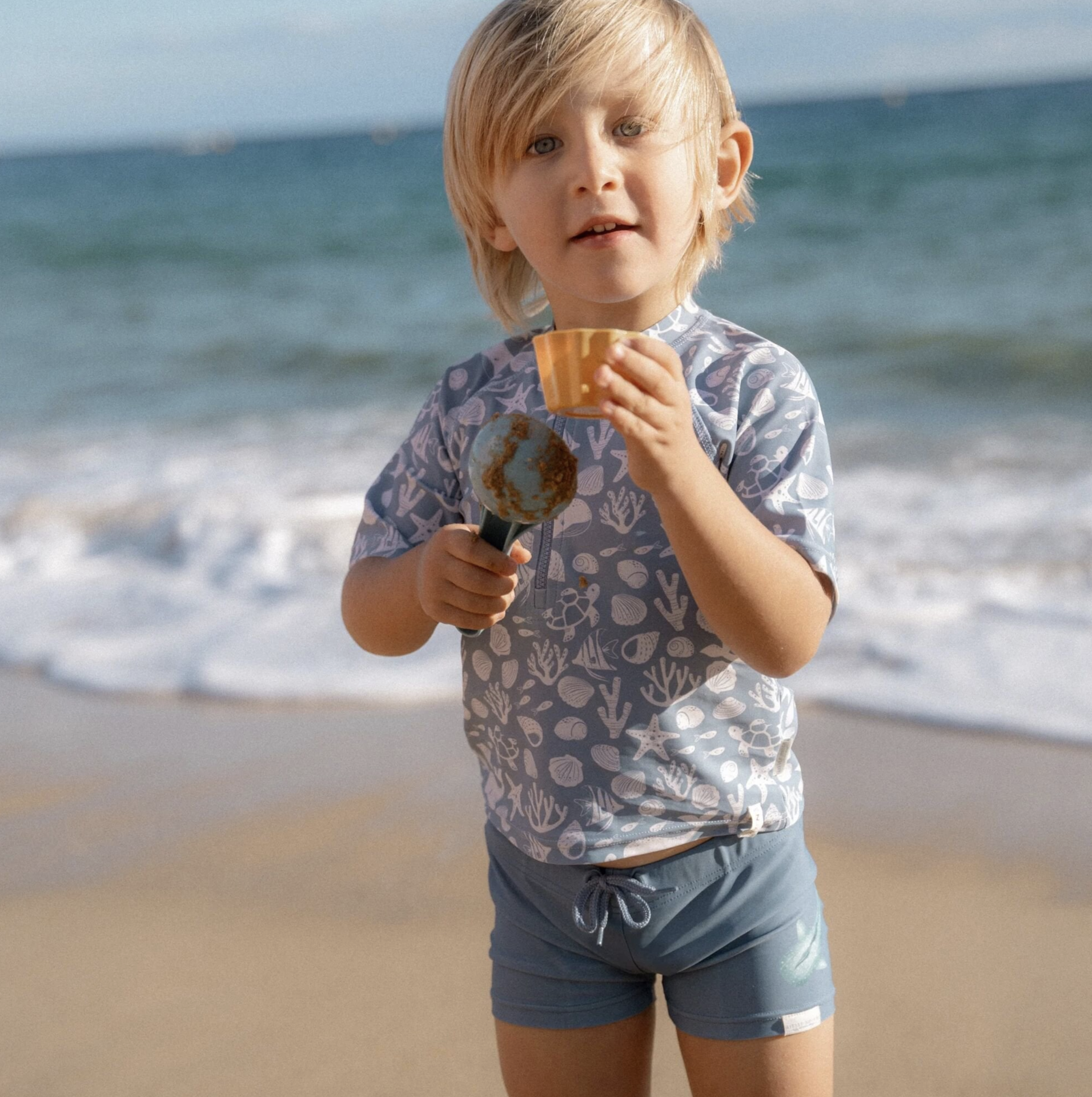 Calções de Praia Ocean Blue - Little Dutch