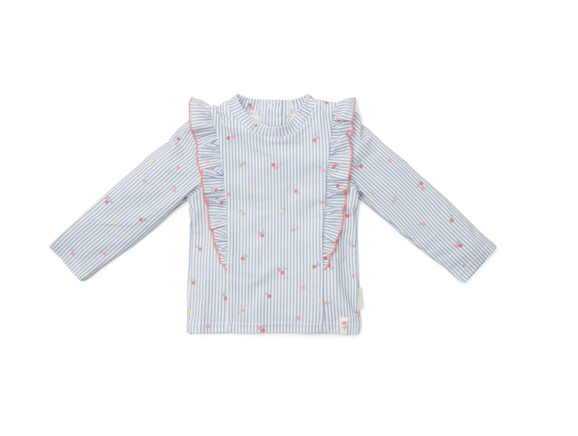  Camisola Manga Comprida Sunny Flowers Blue - Little Dutch 