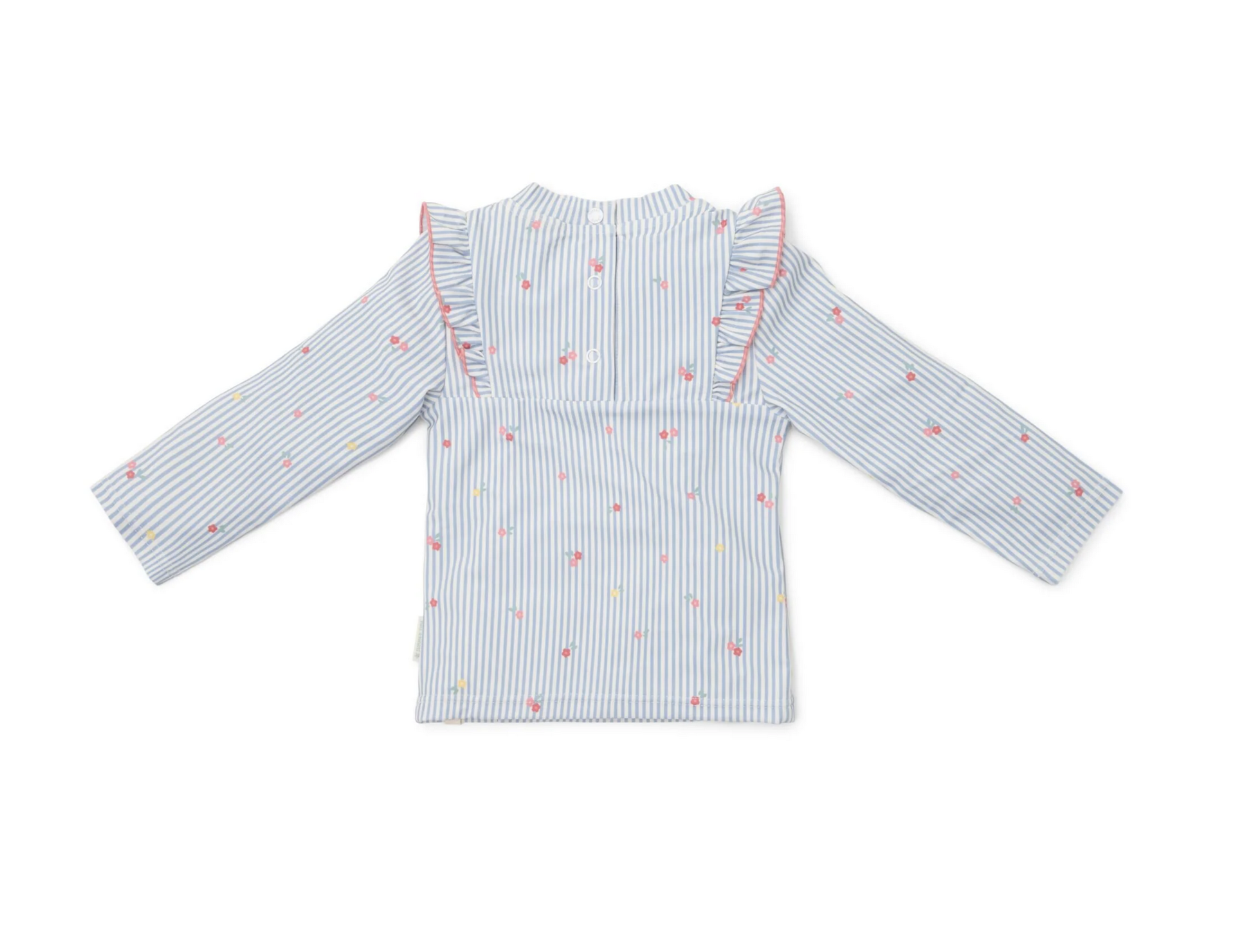 Camisola Manga Comprida Sunny Flowers Blue - Little Dutch 