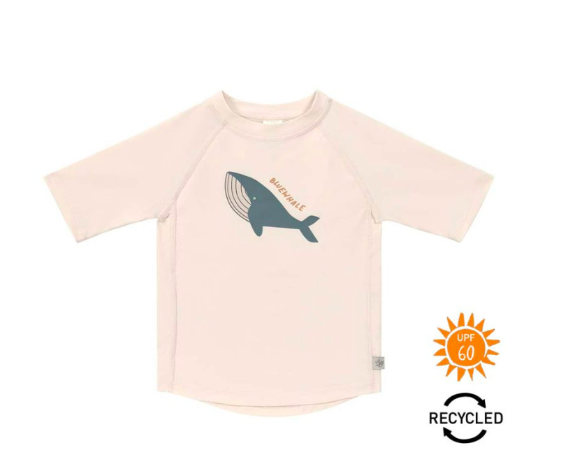  Camisola Manga Curta Proteção UV 60+ Whale Milky - Lassig 
