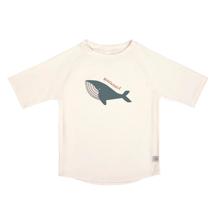  Camisola Manga Curta Proteção UV 60+ Whale Milky - Lassig 