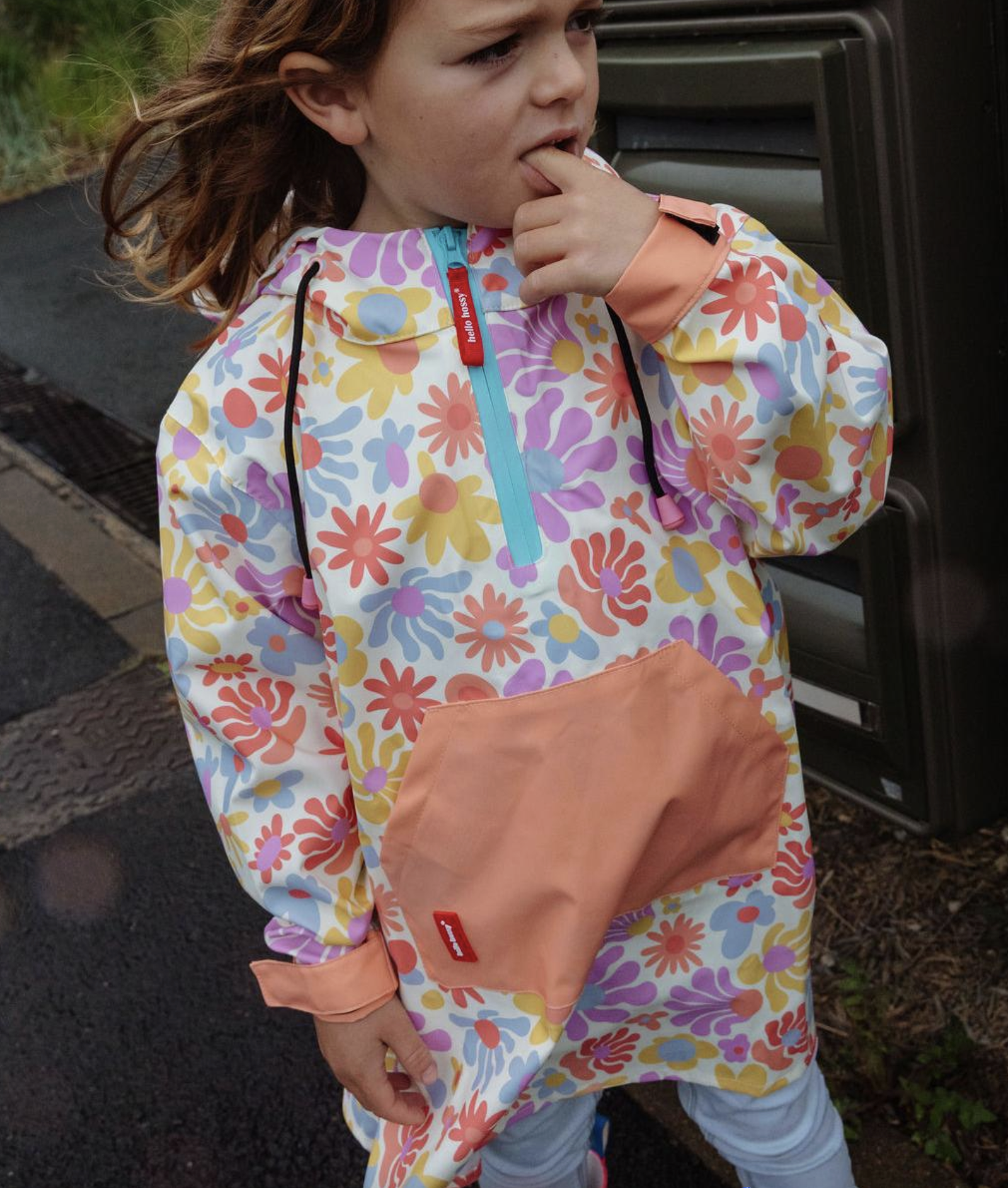  Capa de Chuva Retro Flowers - Hello Hossy 