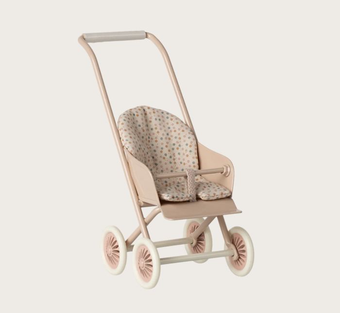 Carrinho de Passeio Micro Rosa Pastel - Maileg