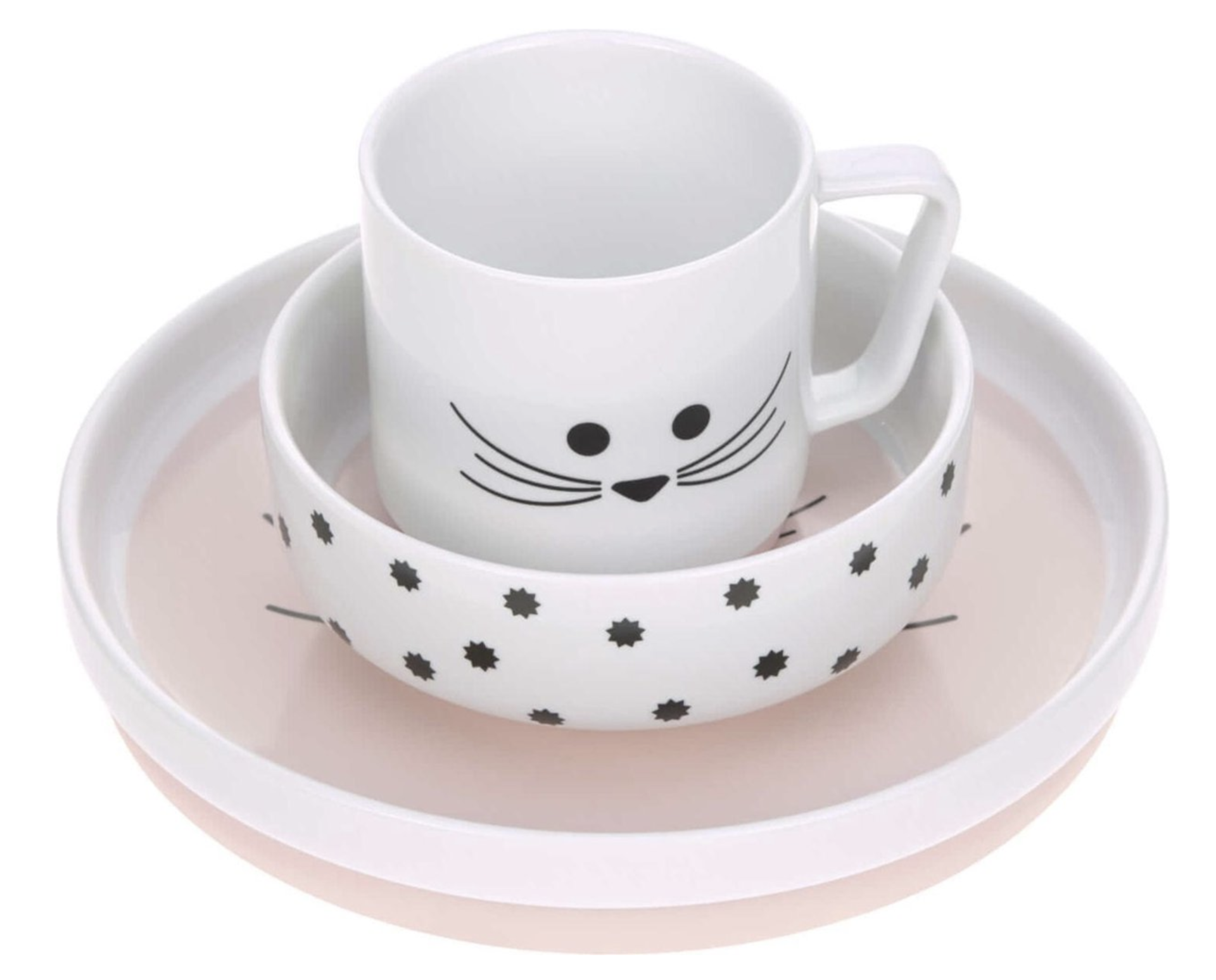  Conjunto de Alimentação em Porcelana Little Chums Mouse- Lassig 