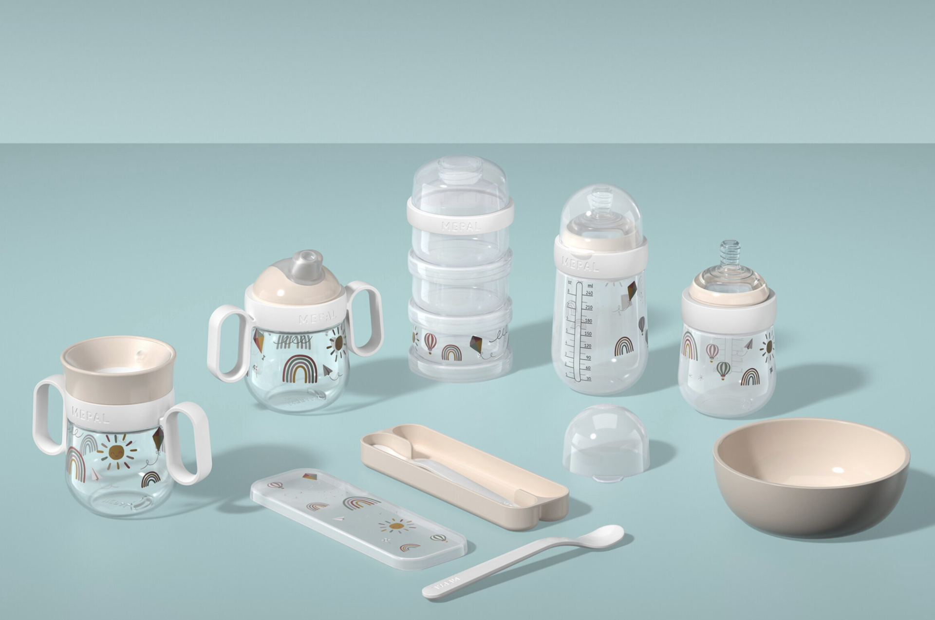  Copo 360º Arco-Íris 300 ml - Mepal 