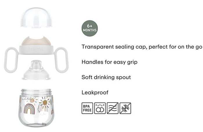  Copo Anti-Pingos Mio 200 ml V3.0 Fairy Garden - Little Dutch 