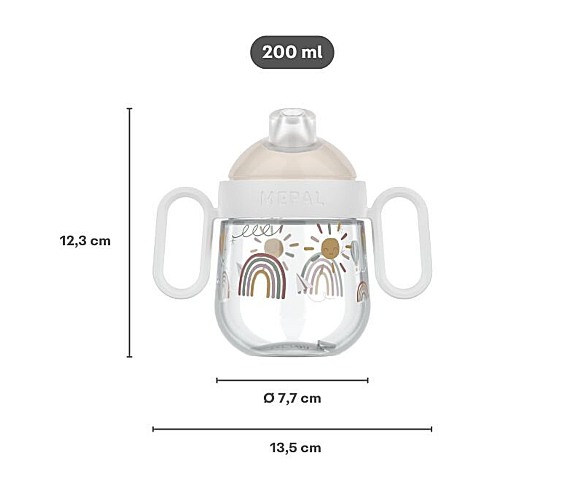  Copo Anti-Pingos Mio 200 ml V3.0 Fairy Garden - Little Dutch 
