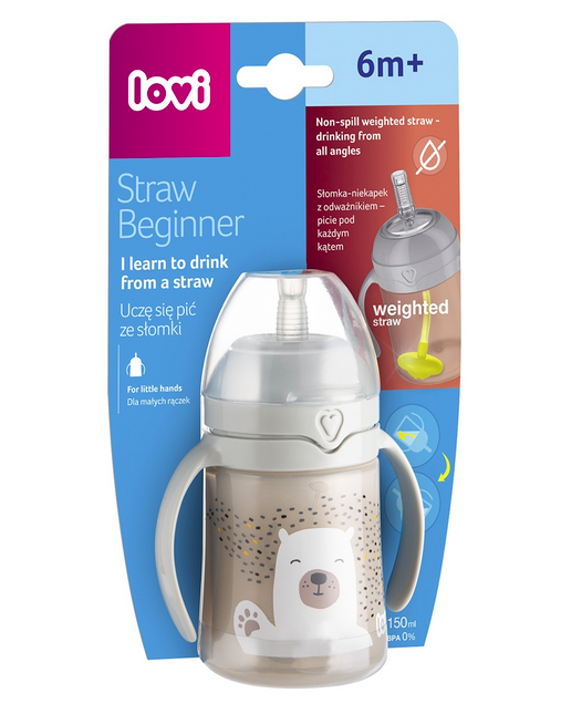  Copo / Garrafa com Palhinha Buddy Bear - Lovi 