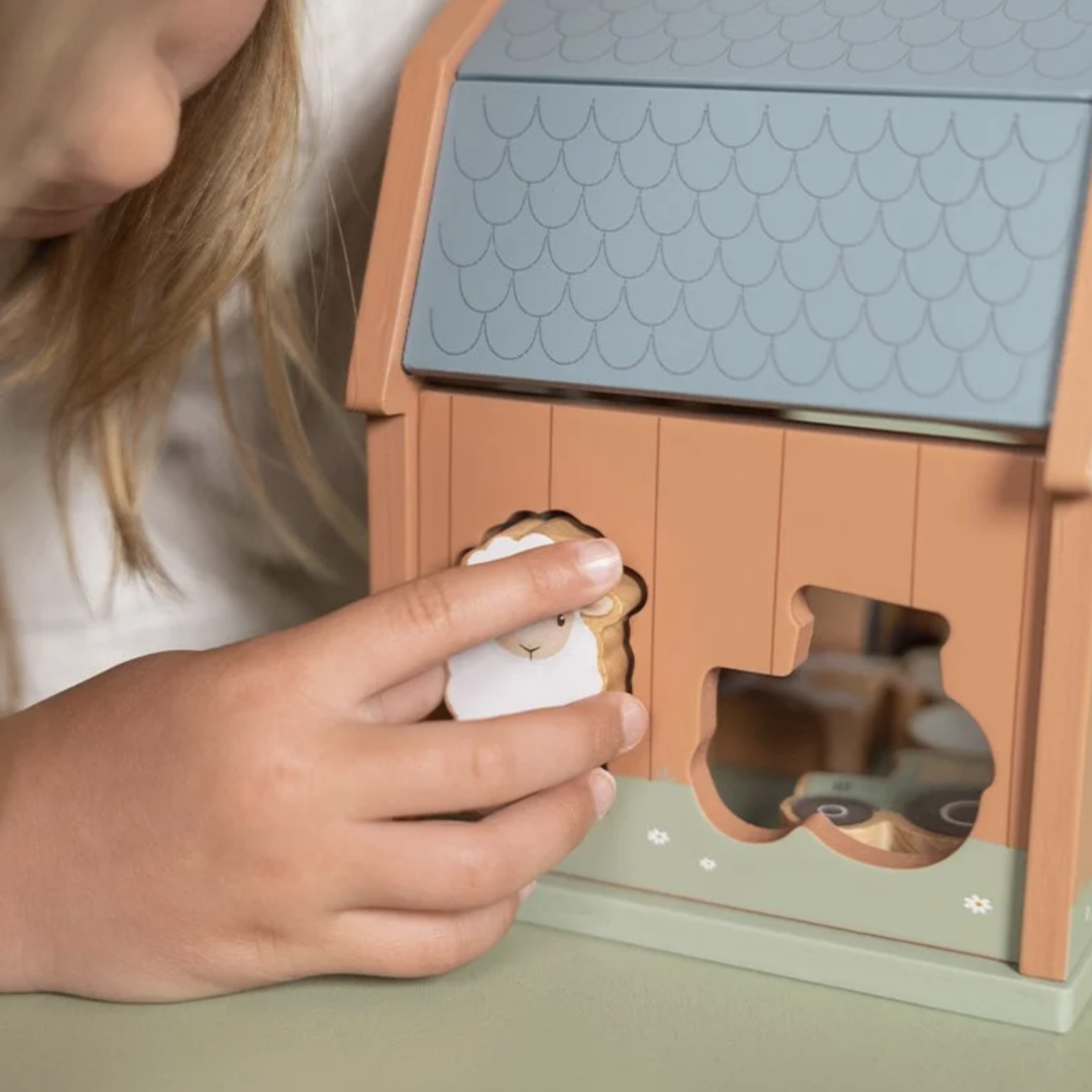  Cubo de Encaixe Celeiro Little Farm - Little Dutch 