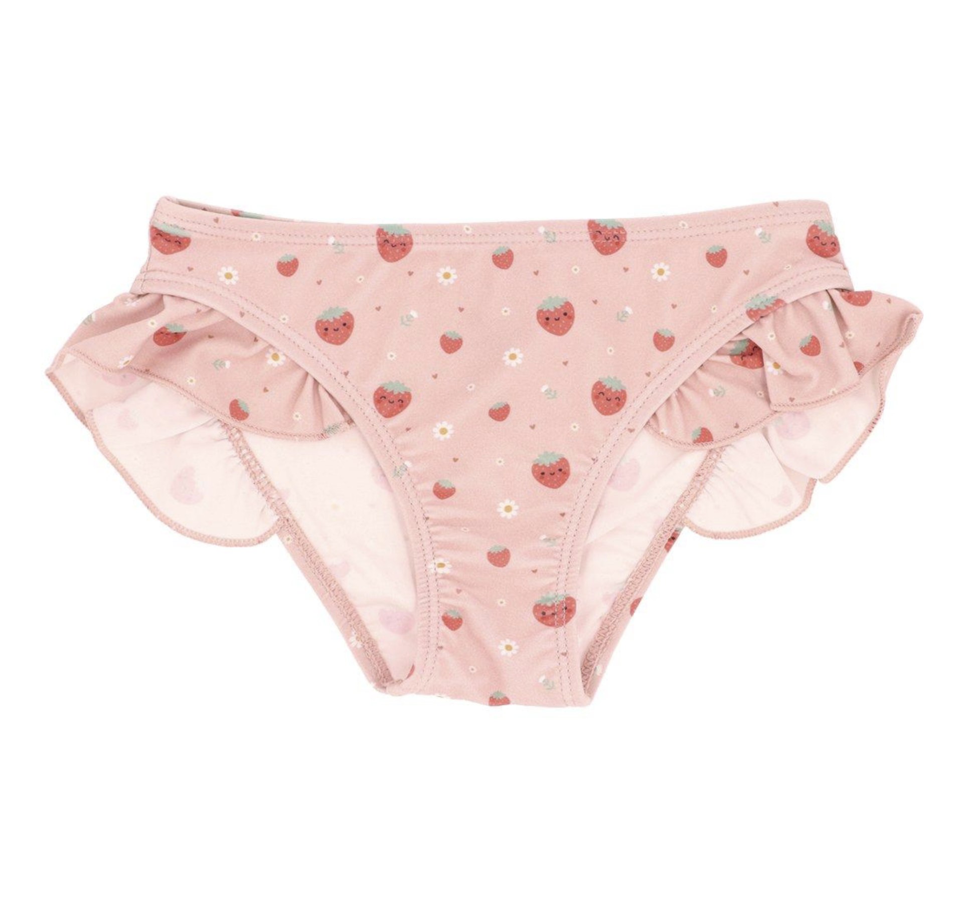  Cueca Banho com Folhos Strawberries - Monnëka by Tutete 