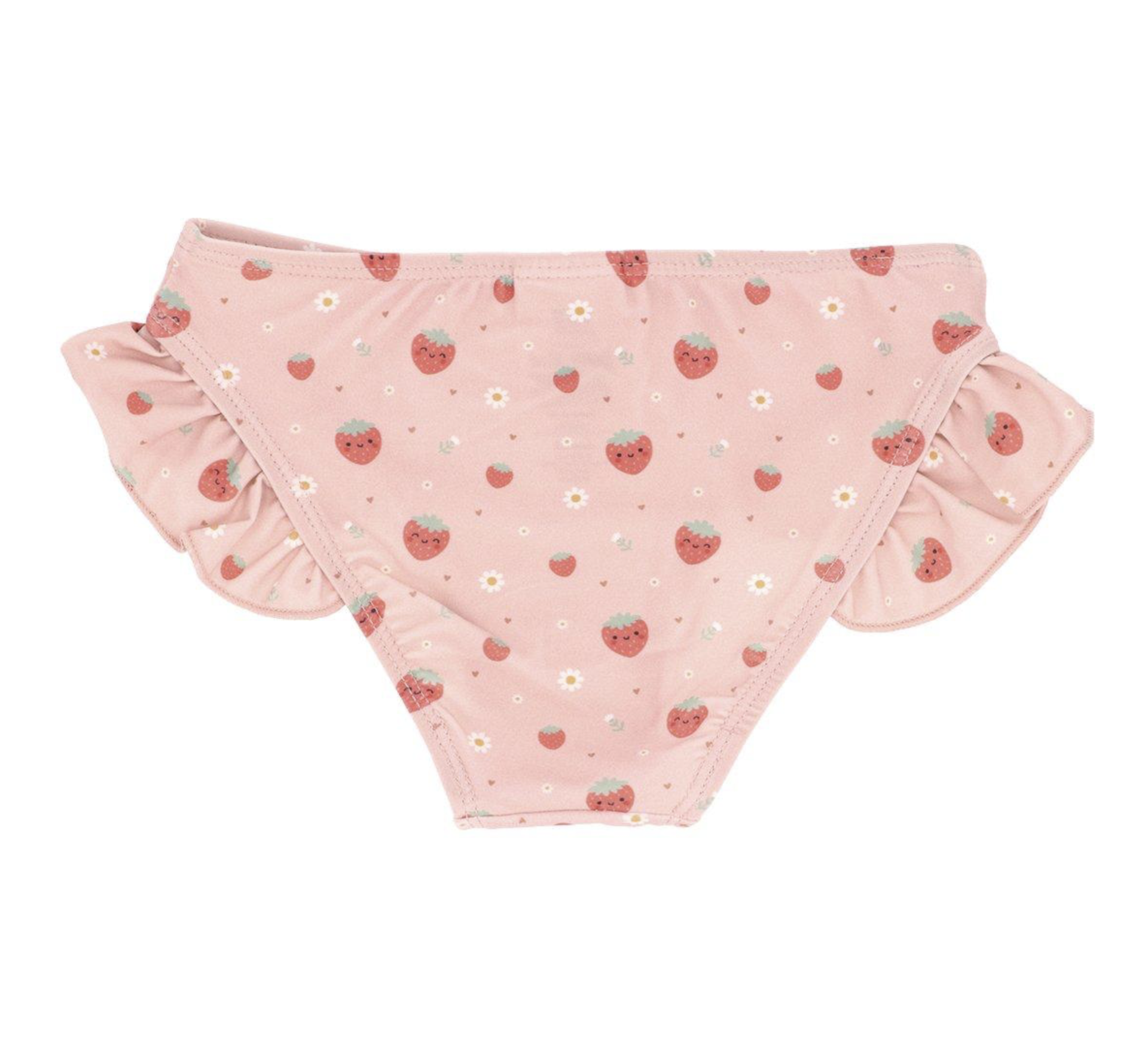  Cueca Banho com Folhos Strawberries - Monnëka by Tutete 