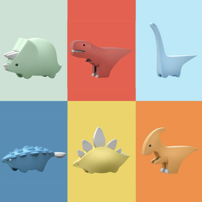 Dinossauros 3D Magnéticos - Halftoys