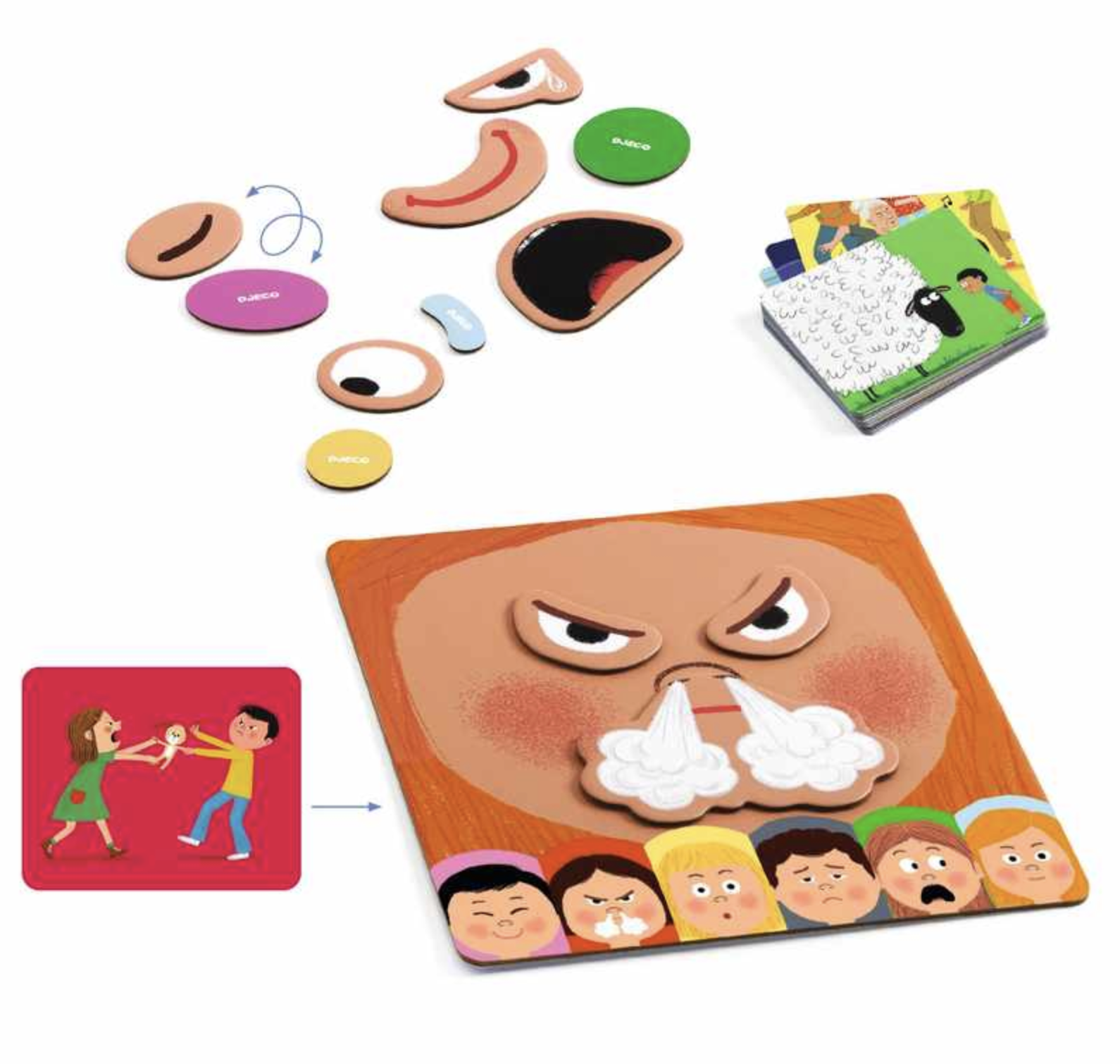  Emotico Jogo de Reconhecimento de Emoções - Djeco 