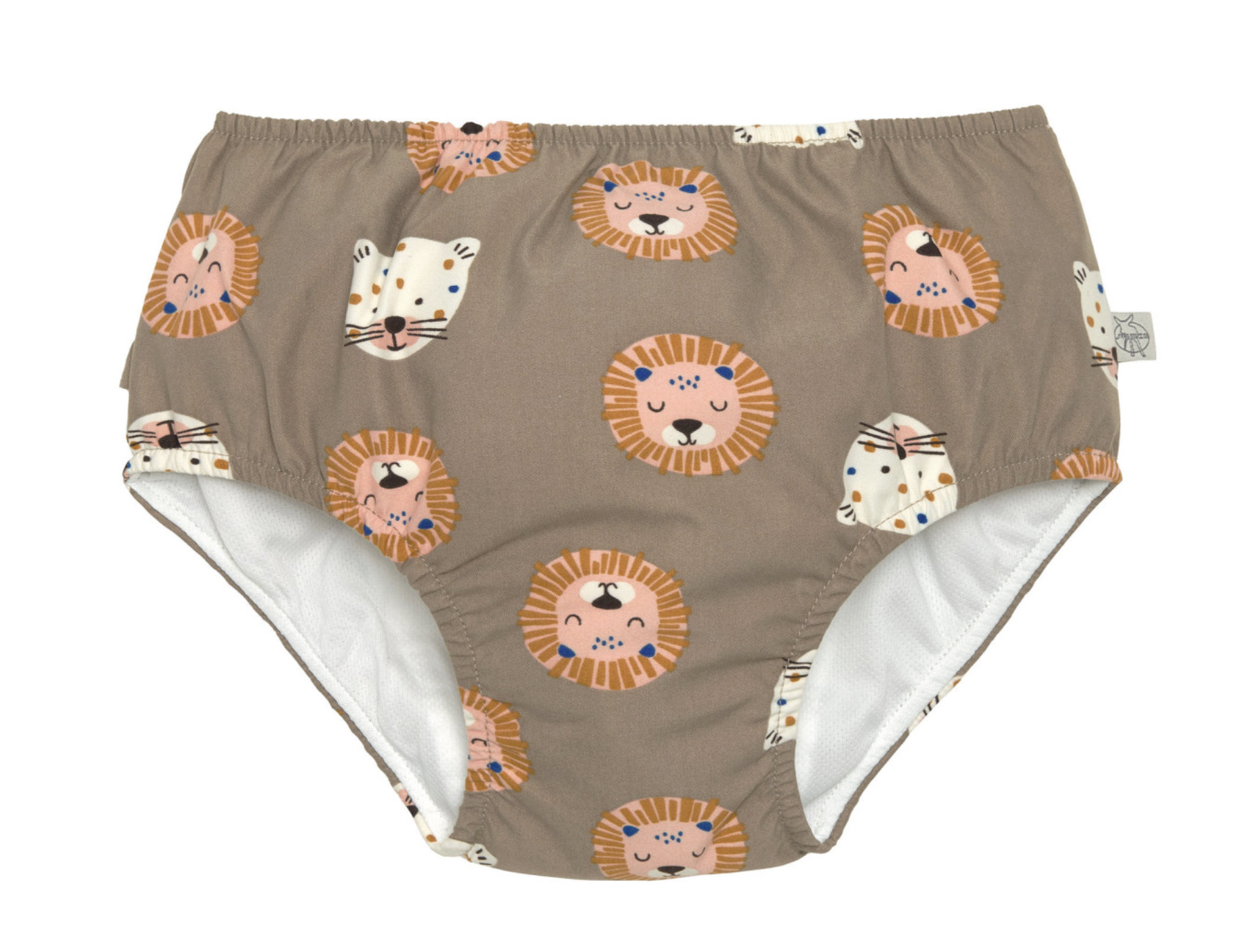  Fralda de Banho Girl Proteção UV 50+ Wild Cats Choco - Lassig 