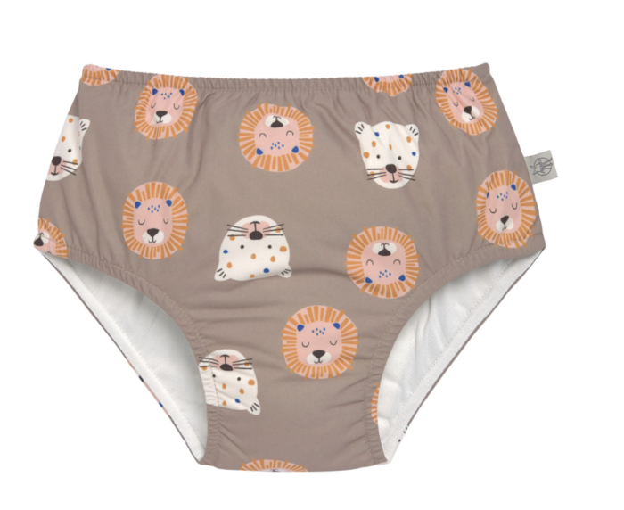  Fralda de Banho Girl Proteção UV 50+ Wild Cats Choco - Lassig 