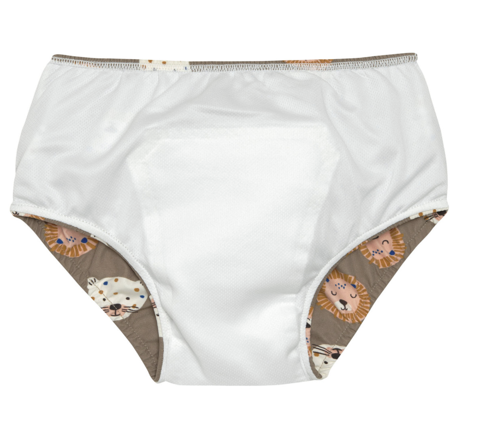  Fralda de Banho Girl Proteção UV 50+ Wild Cats Choco - Lassig 