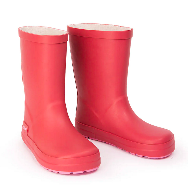  Galochas Barefoot Wellie Kids Bare Solid Colour Blossom - koel 