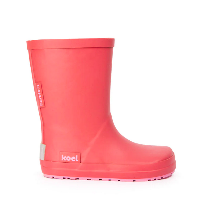  Galochas Barefoot Wellie Kids Bare Solid Colour Blossom - koel 