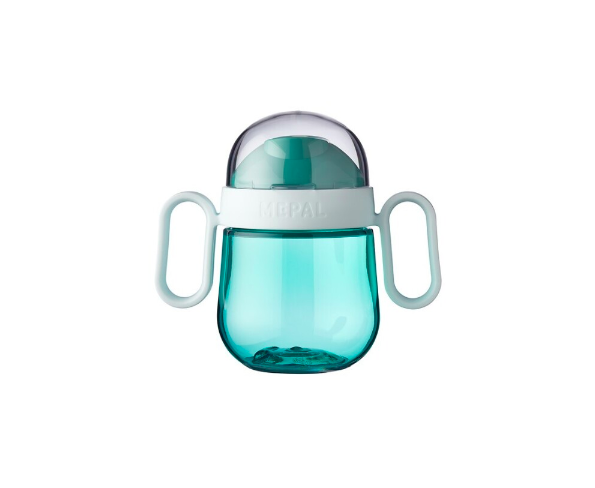  Garrafa / Copo Anti-derrame 200ml Turquesa - Mepal 