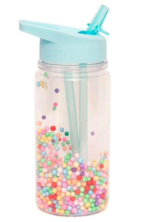  Garrafa Tritán Pops Macarons Aqua Blue - Petit Monkey 