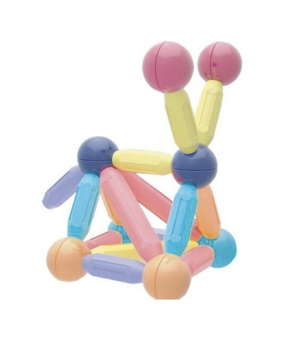  Imabars Baby Barras Magnéticas 24Pcs - Imanix 
