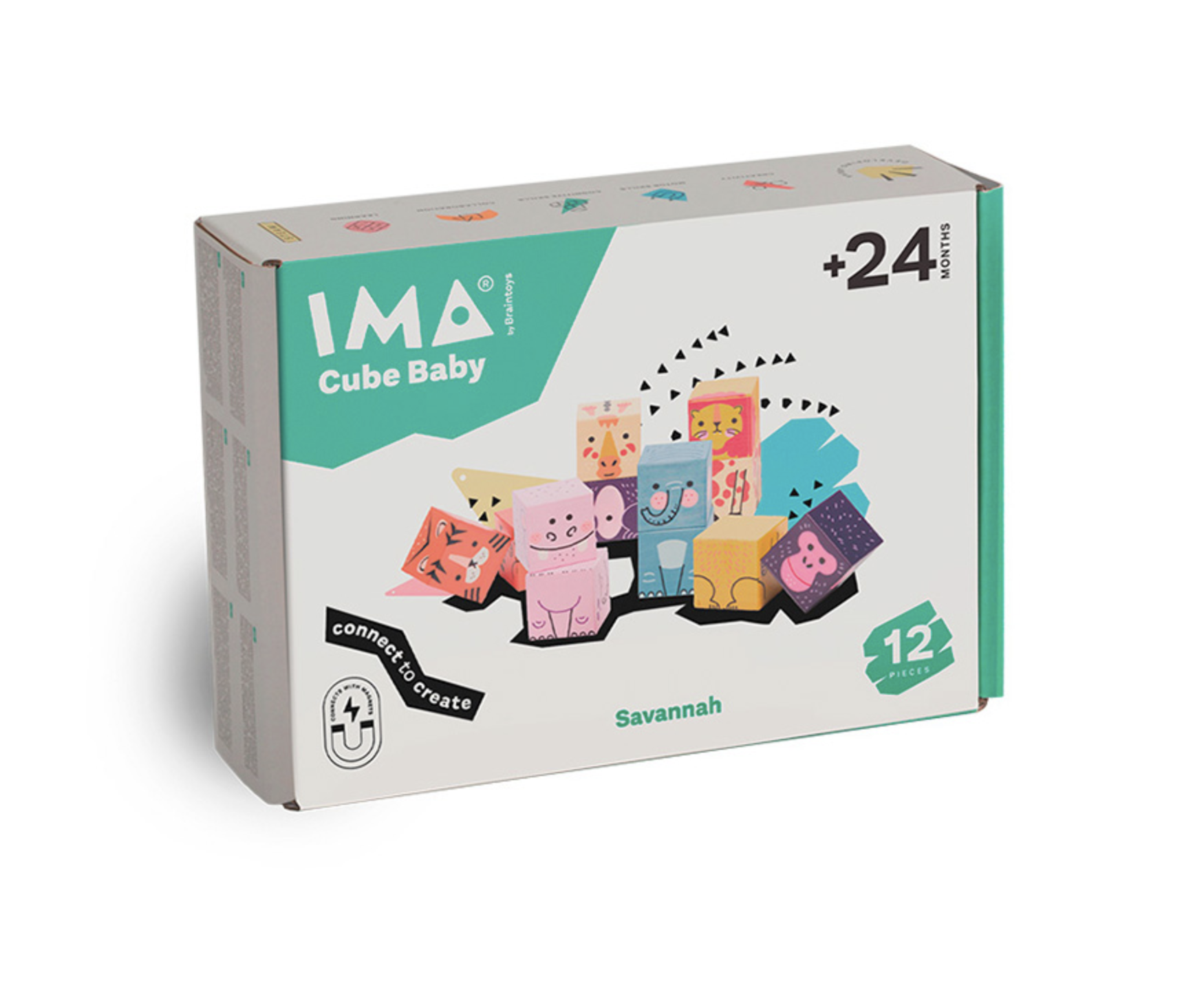  ImaCube Baby Cubos Magnéticos 12 Peças - Imanix 