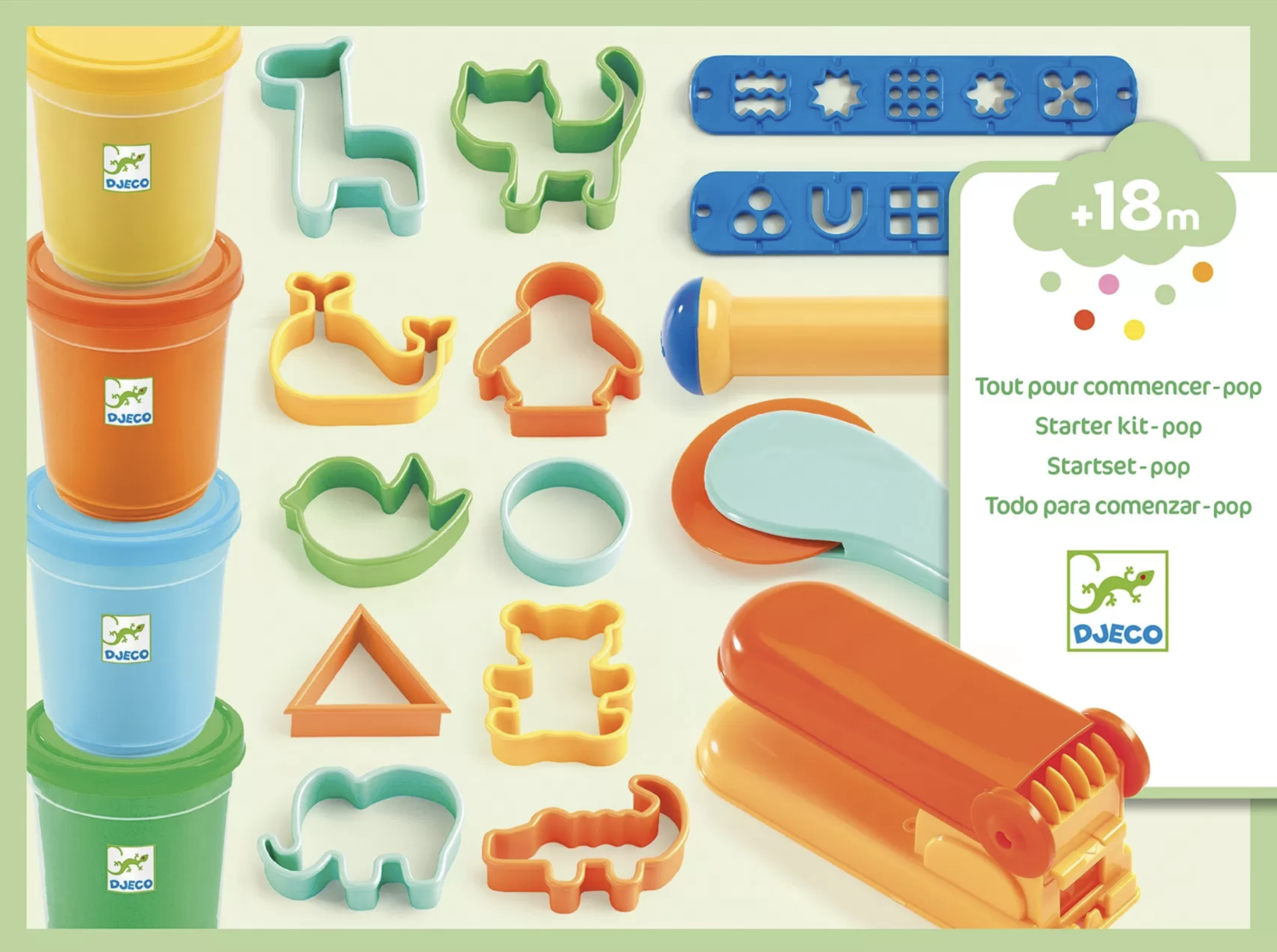  Introdução à Plasticina Pop Jogo de Plasticina - Djeco 