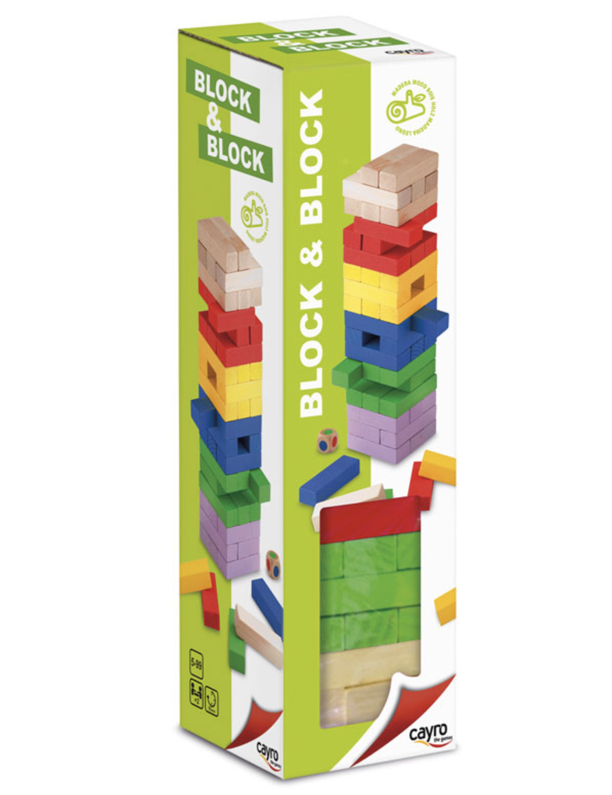  Jogo Block & Block Cores - Cayro 