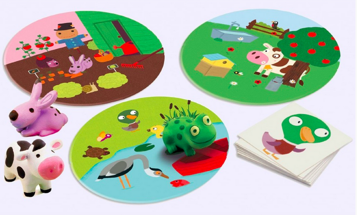  Jogo de Observação e Rapidez Little Association - Djeco 