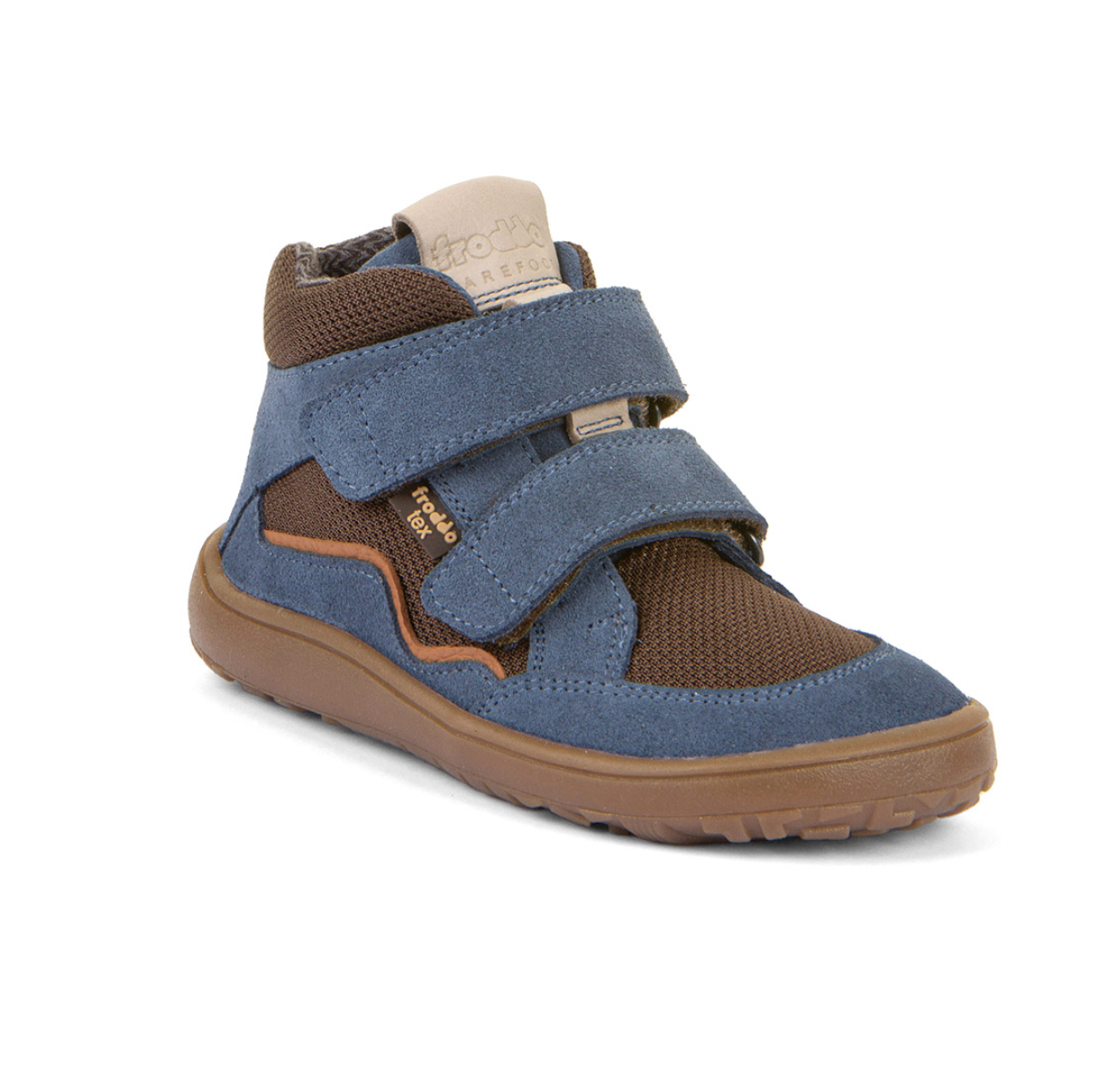  Kids Barefoot Autumn Tex Boots Denim - Froddo 