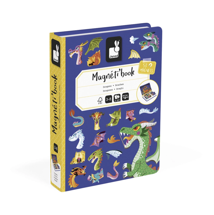  Livro Magnético Dragões - Janod 