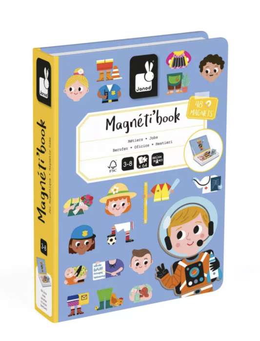  Livro Magnético Profissões - Janod 
