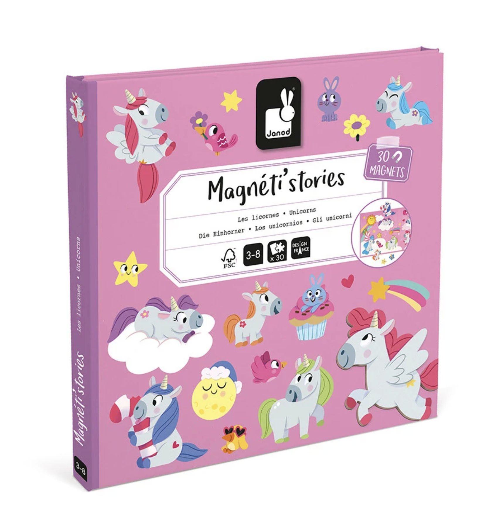  Magnetic Stories the Unicorns - Janod 