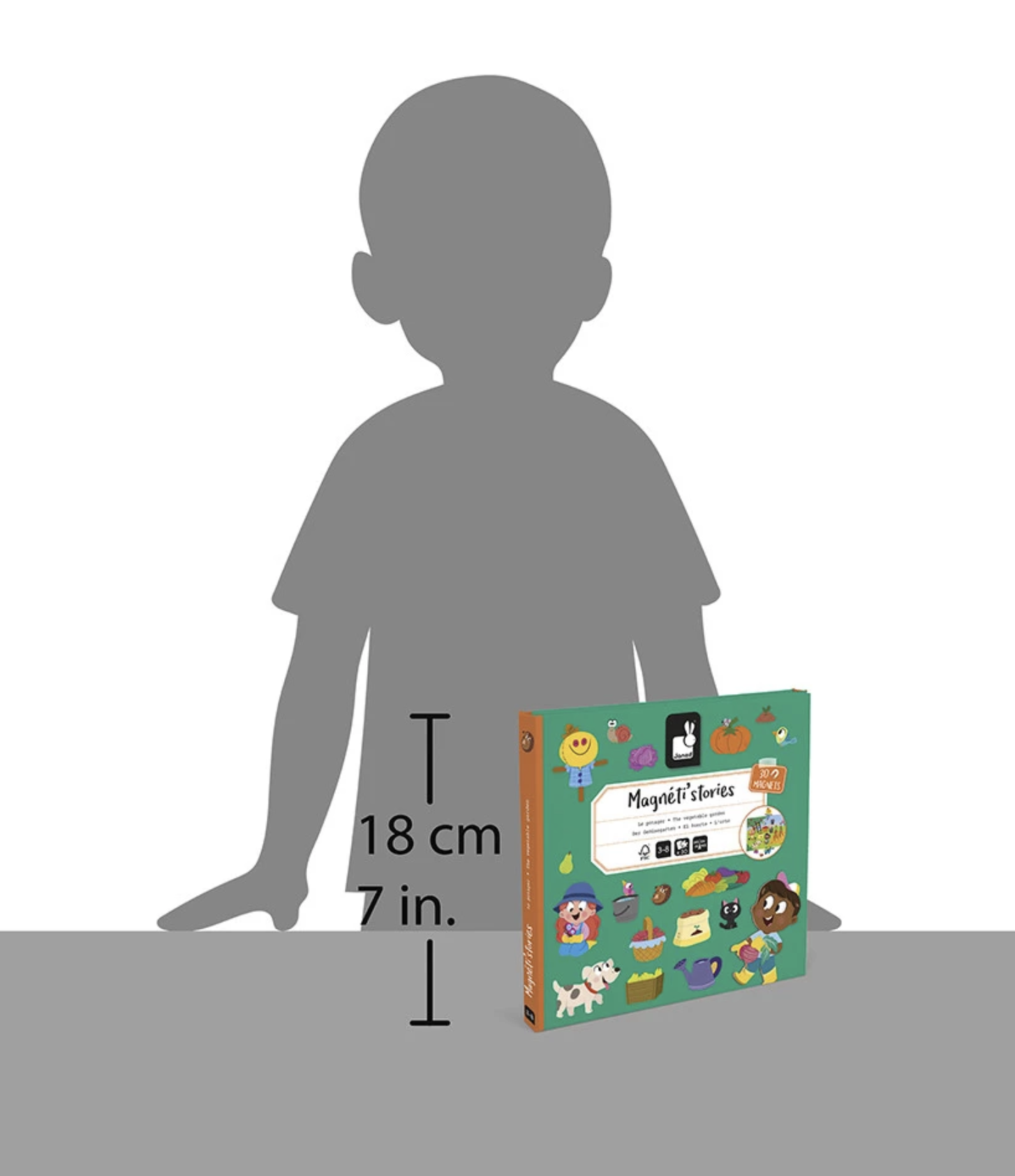  Magnetic Stories The Vegetable Garden - Janod 