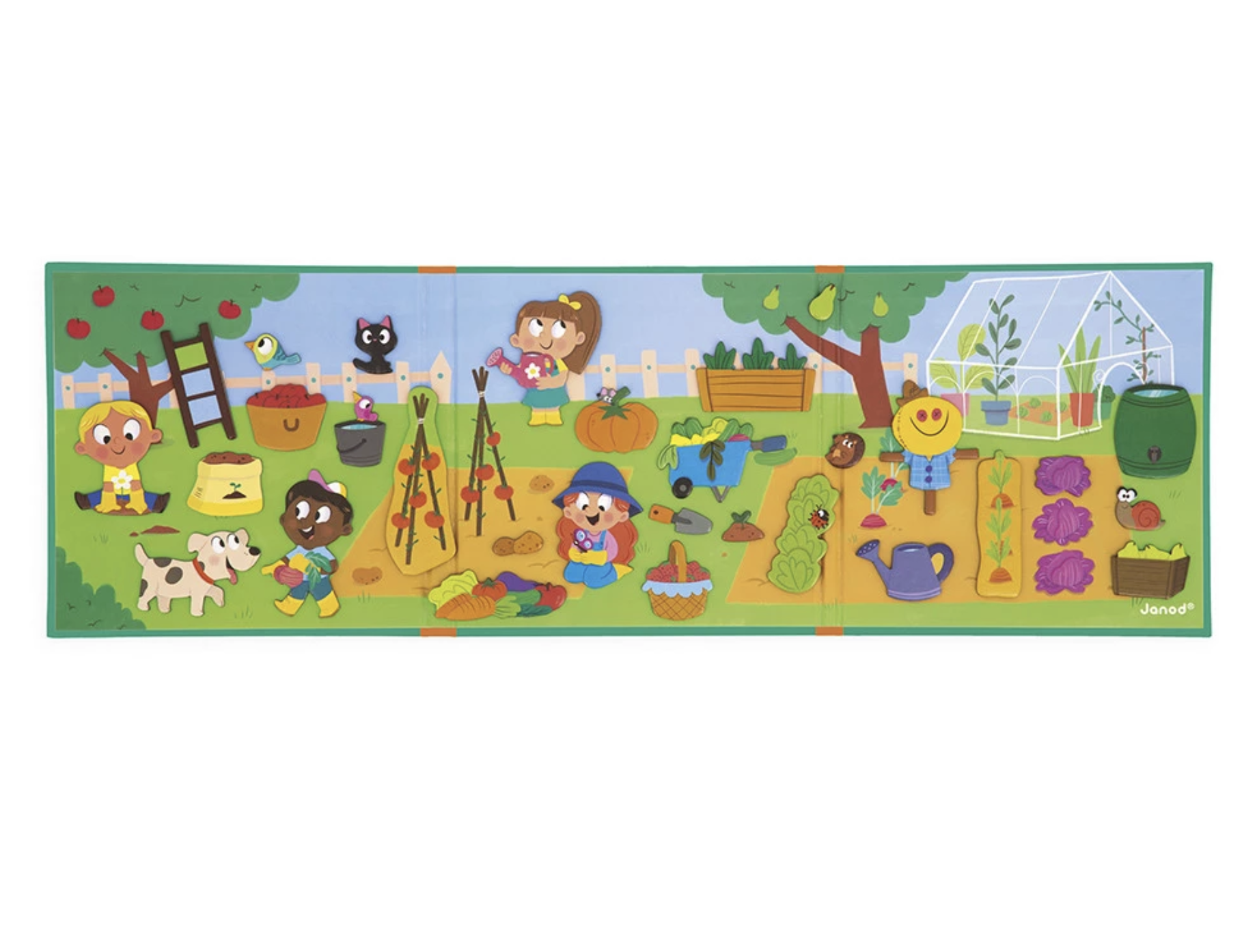  Magnetic Stories The Vegetable Garden - Janod 