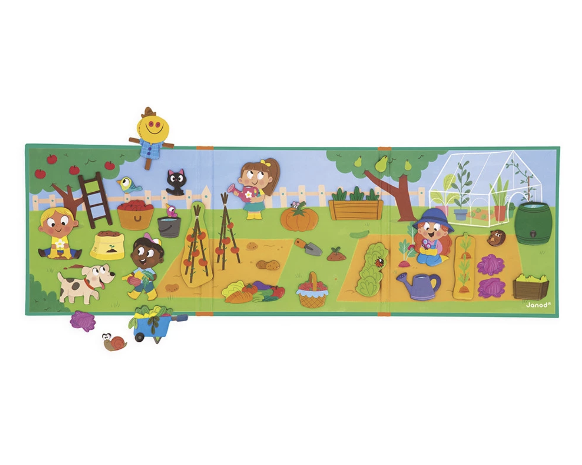  Magnetic Stories The Vegetable Garden - Janod 