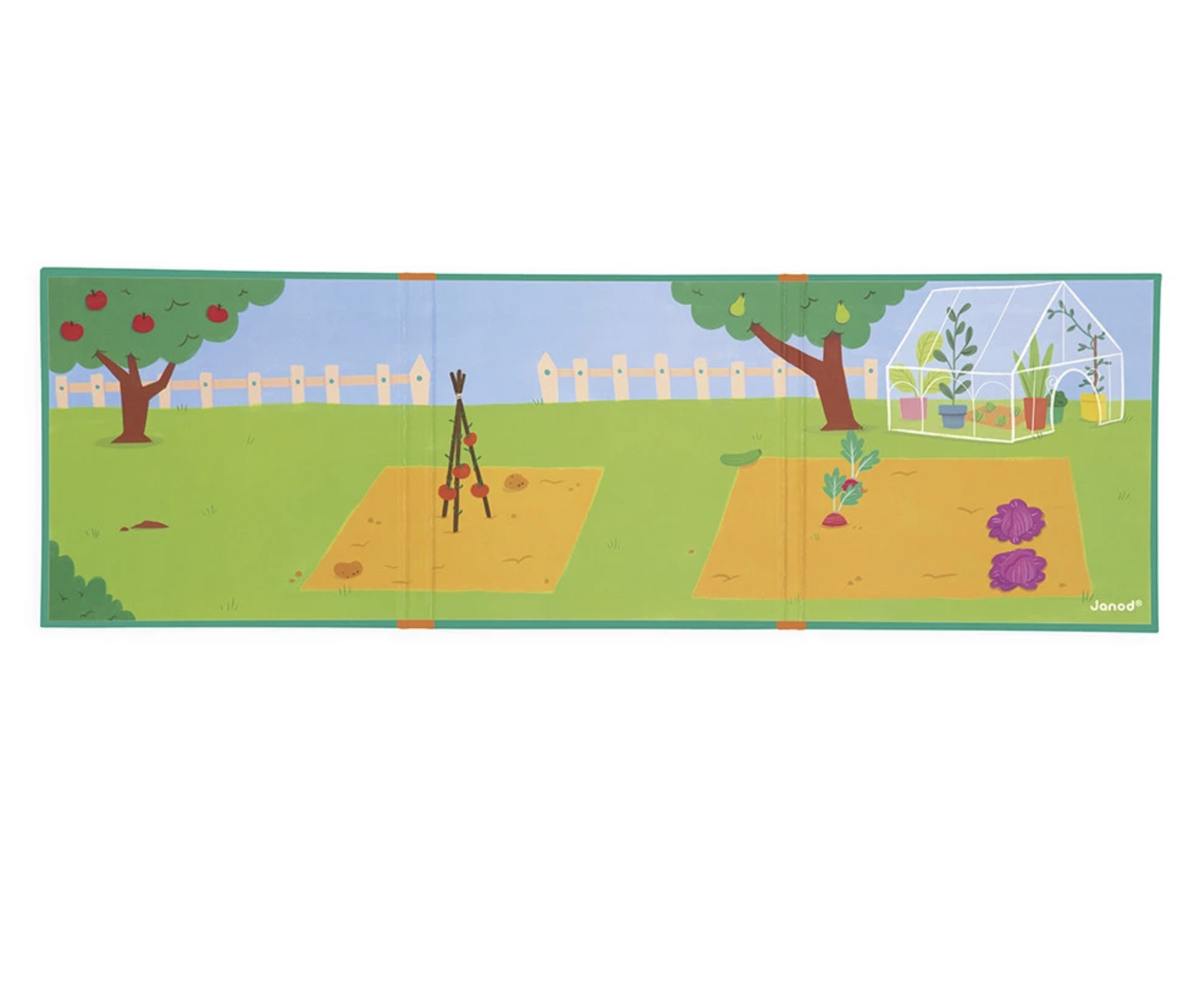  Magnetic Stories The Vegetable Garden - Janod 