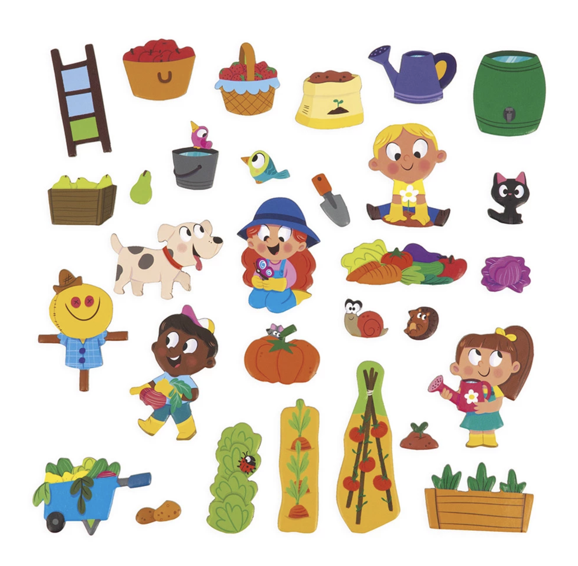  Magnetic Stories The Vegetable Garden - Janod 