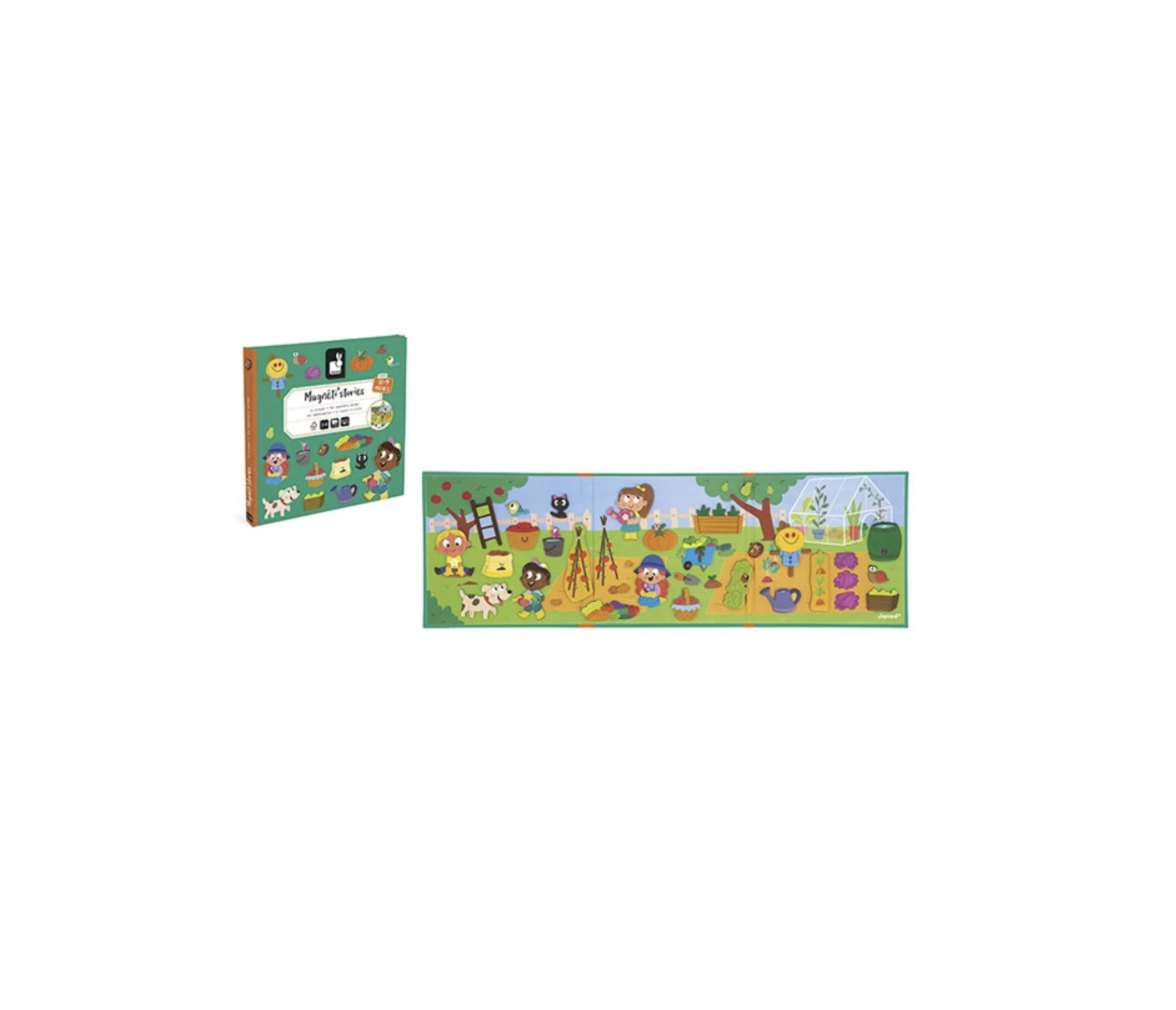  Magnetic Stories The Vegetable Garden - Janod 