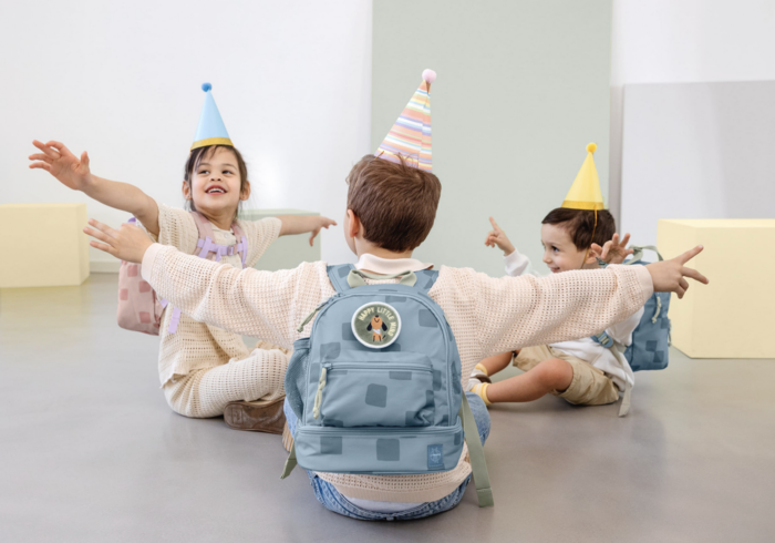  Mini Mochila Pattern Party Blue - Lassig 