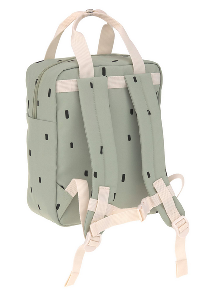  Mini Mochila Square Happy Prints Light Olive - Lassig 