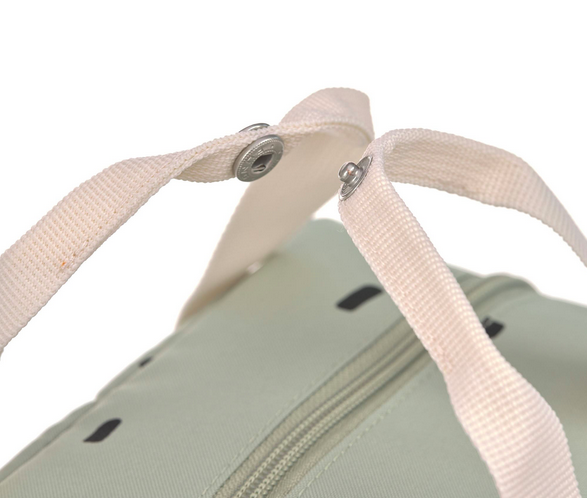  Mini Mochila Square Happy Prints Light Olive - Lassig 