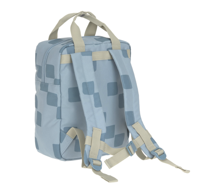  Mini Mochila Square Pattern Party Blue - Lassig 