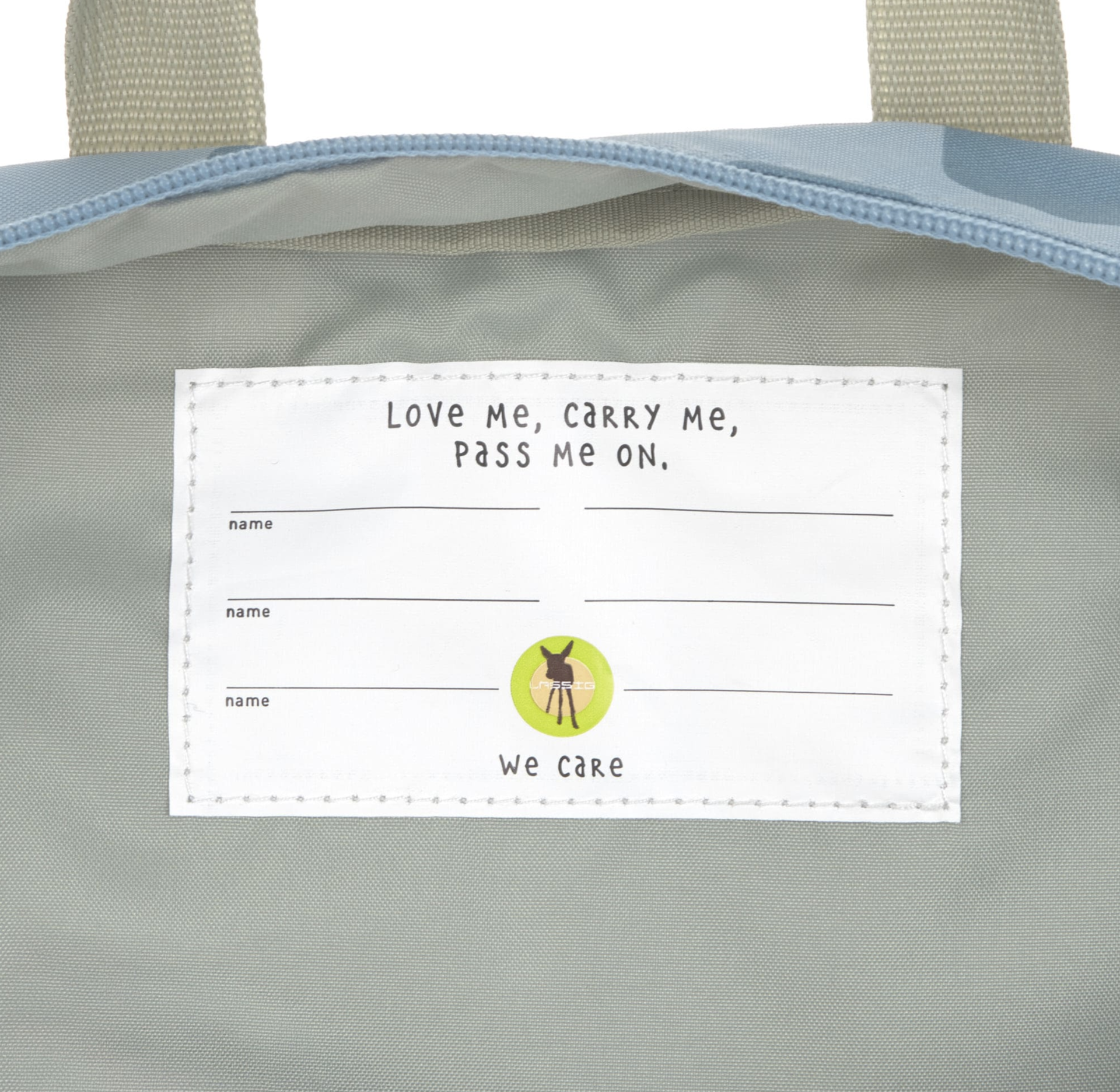  Mini Mochila Square Pattern Party Blue - Lassig 