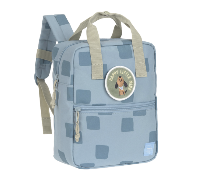  Mini Mochila Square Pattern Party Blue - Lassig 
