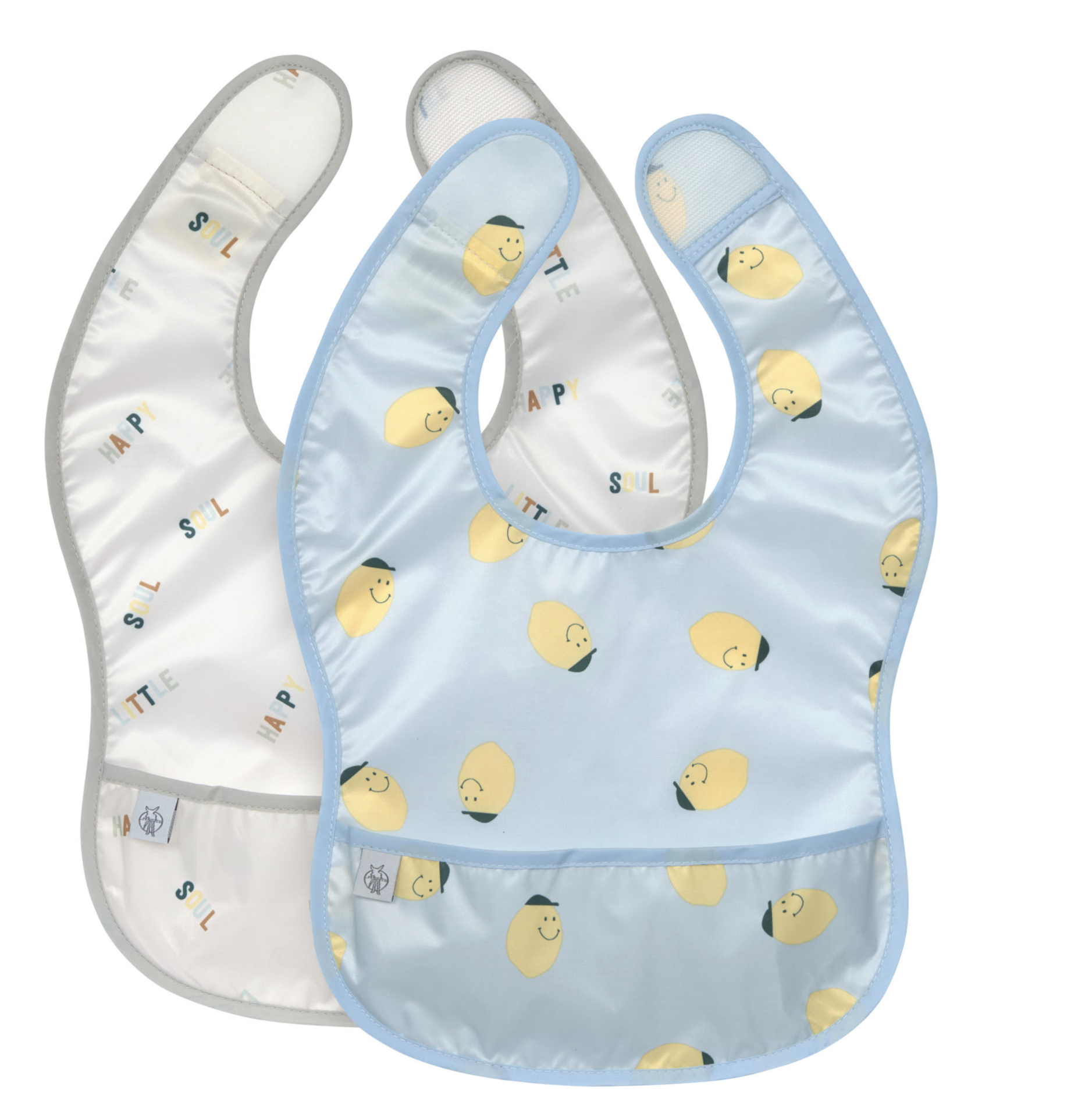  Pack de 2 Babetes Happy Fruits Lemon - Lassig 