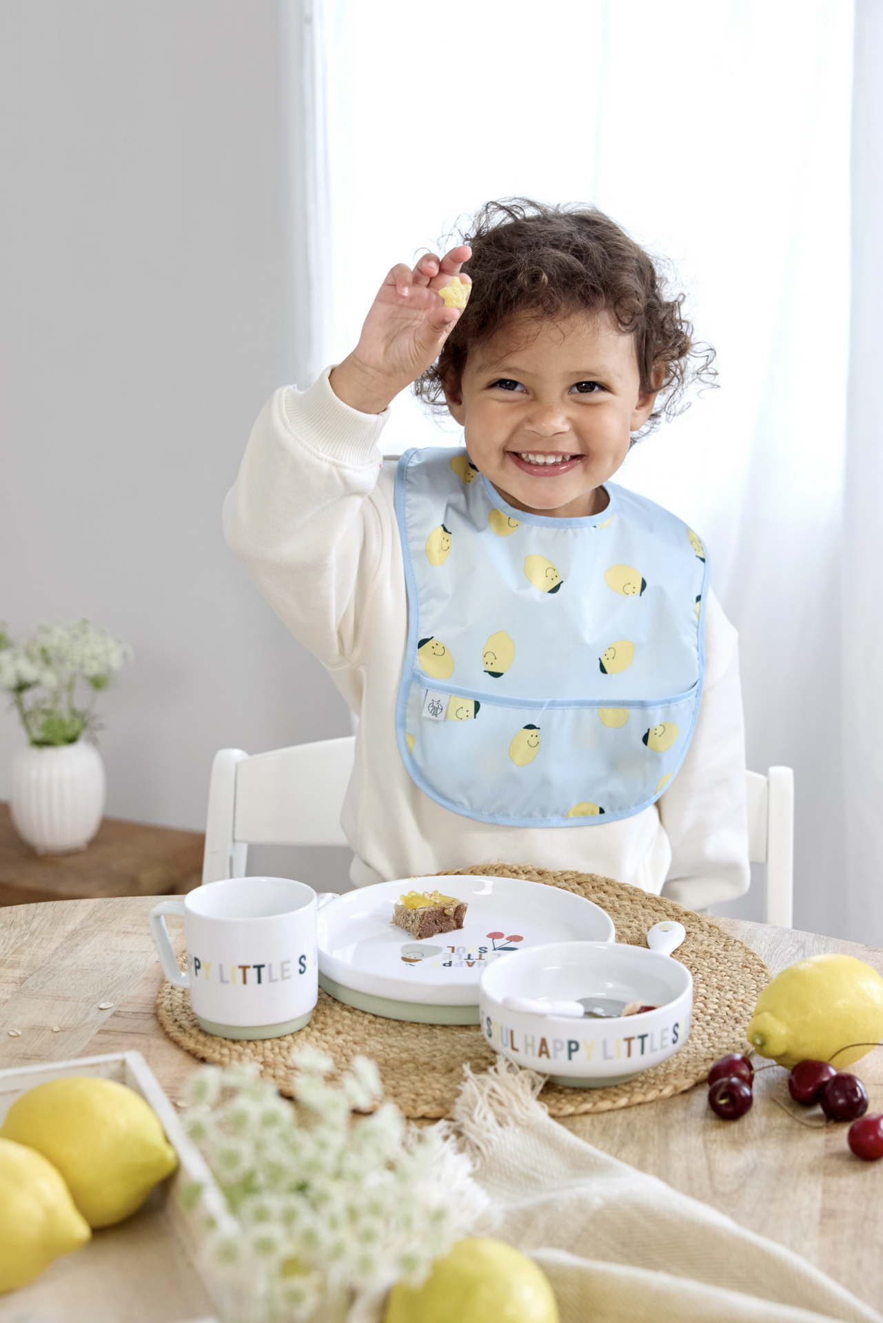  Pack de 2 Babetes Happy Fruits Lemon - Lassig 