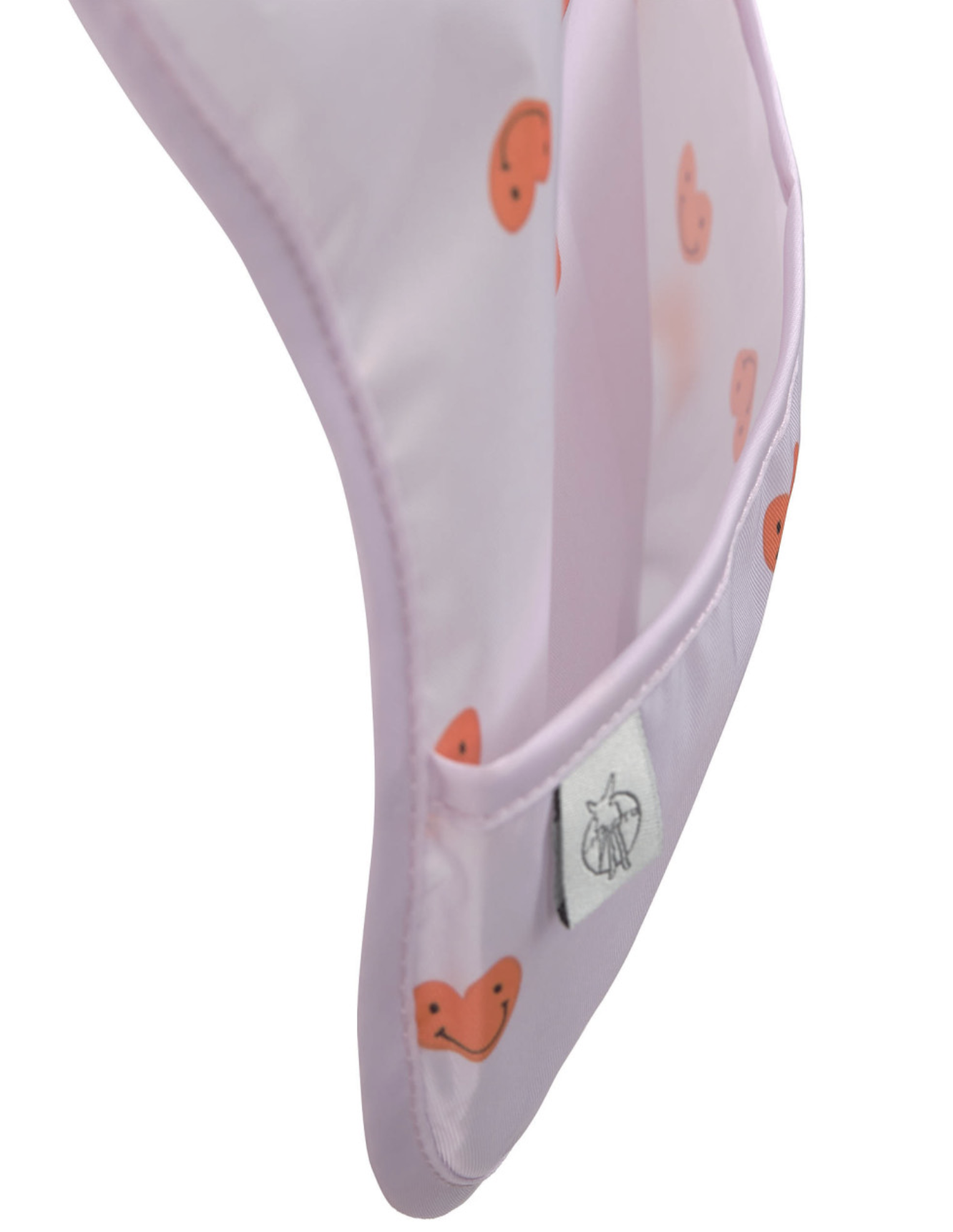 Pack de 2 Babetes Happy Rascals Heart Lavender - Lassig 