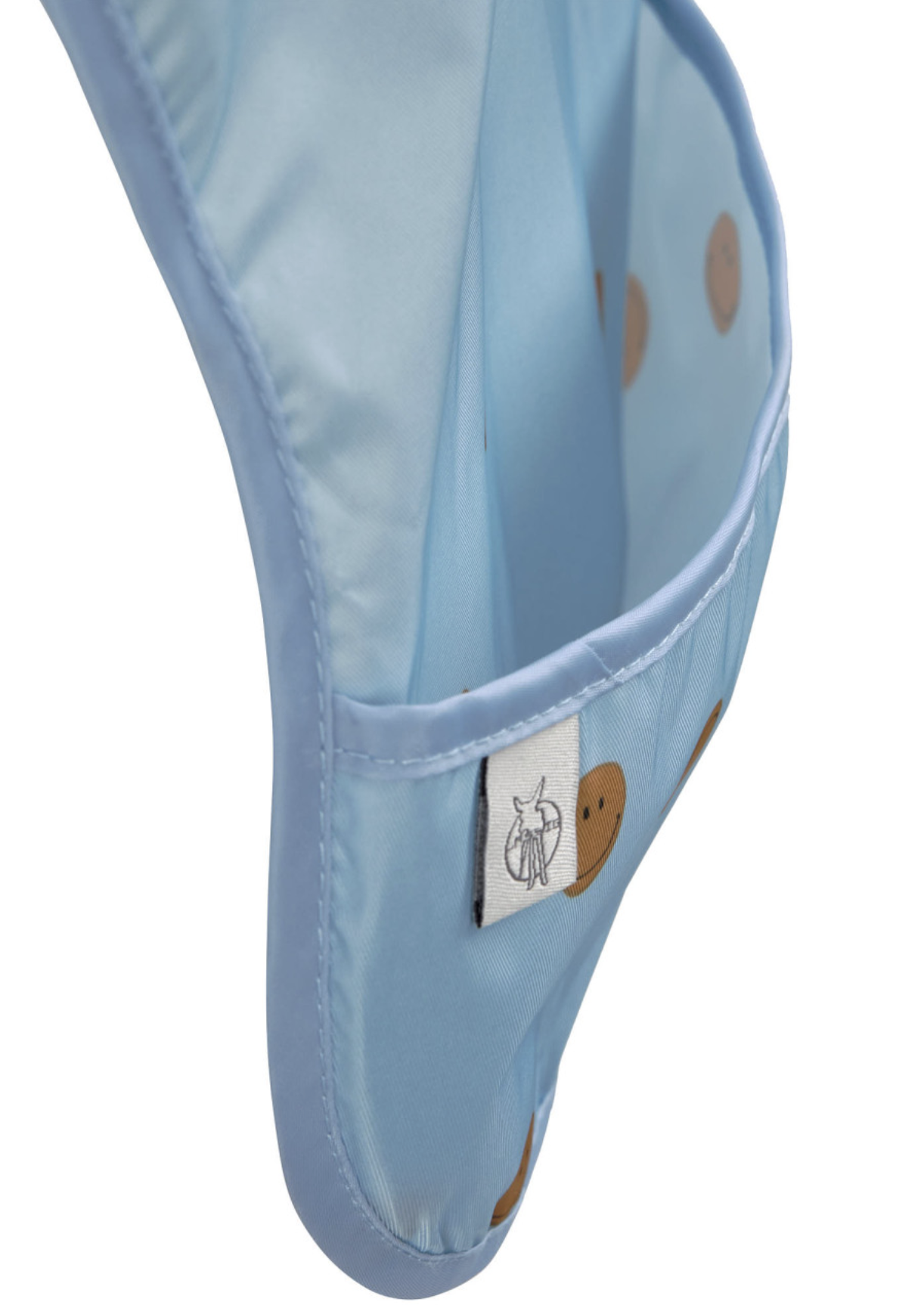 Pack de 2 Babetes Happy Rascals Smile Blue - Lassig 